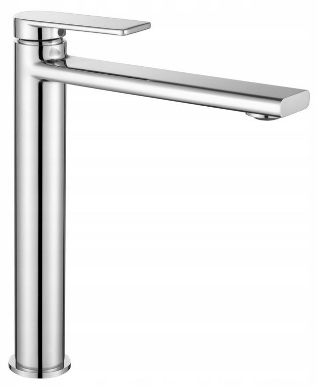 Bateria Umywalkowa Łazienkowa Wysoka Granitan Rossa Czarna 1 szt.