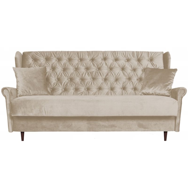 Sofa do salonu rozkładana Family Meble GAJA beżowa 1szt