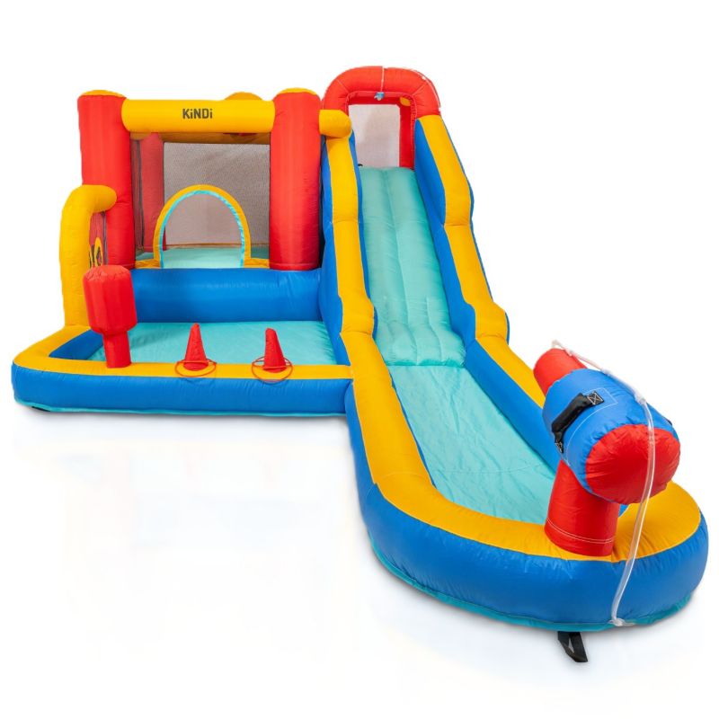 Dmuchaniec dla dzieci Thunder zamek długa wodna zjeżdżalnia plac zabaw kosz armatka 1szt.