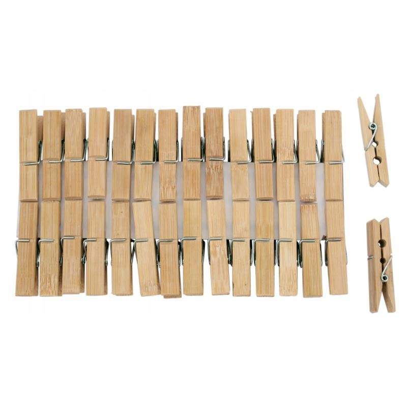 Klamerki FEINZ Drewniane Do Bielizny X 6Cm 30 szt.