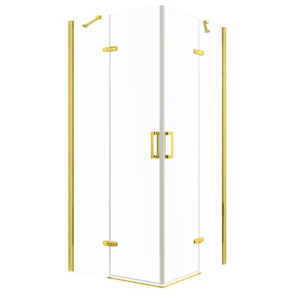 Kabina prysznicowa (bez brodzika) Kerra Flow 90 Złota 1 szt.