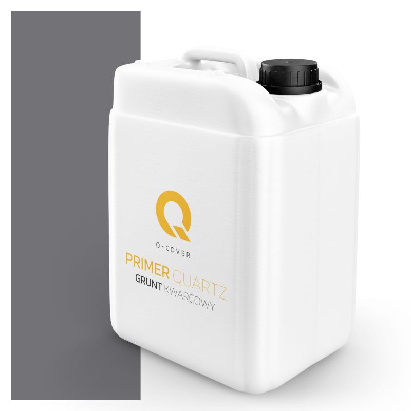 Grunt Kwarcowy pod Tynk Mozaikowy Q-Cover Szary ciemny M05 7.5KG