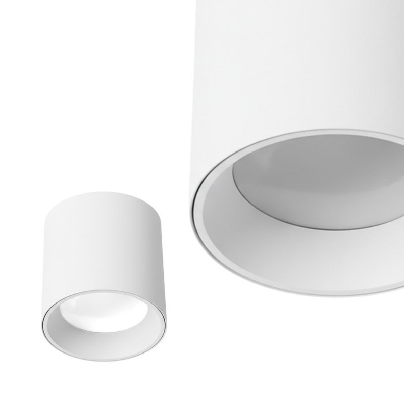 Punktowa oprawa natynkowa HOROZ tuba fi 103mm, GU10, IP20, okrągła, biała, SALSA-XL 1szt.