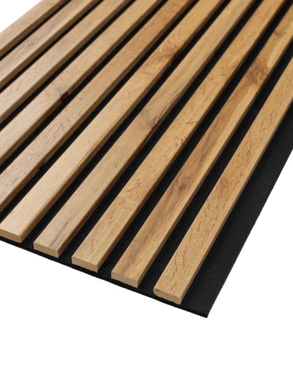 Lamele na Płycie 275x46cm SunWood Dąb Wotan Ścienne Panele 10 Lameli 1 szt.