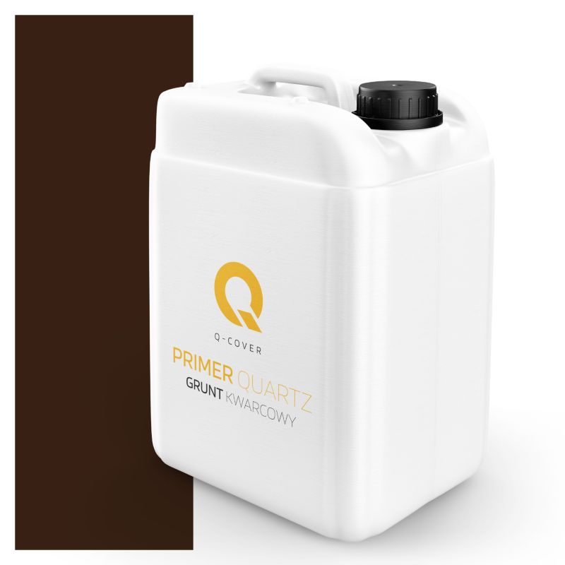 Grunt Kwarcowy pod Tynk Mozaikowy Q-Cover Brązowy ciemny M96 7.5KG