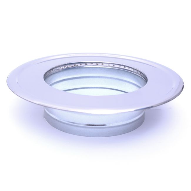 Rozeta Komin-Flex CrNi 120 mm błysk