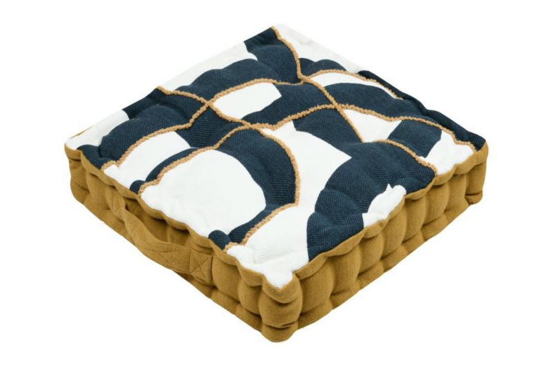 Poduszka podłogowa PAXTON STOF dekoracyjna 45x45 cm wzór geometryczny 1 szt.