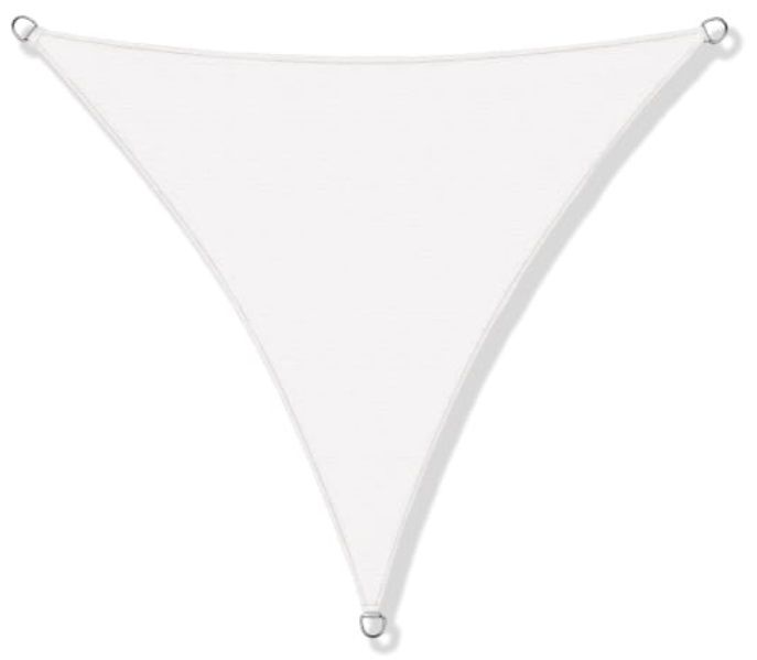 Żagiel Przeciwsłoneczny Ogrodowy Edanti Wodoodporny Biały 1 szt