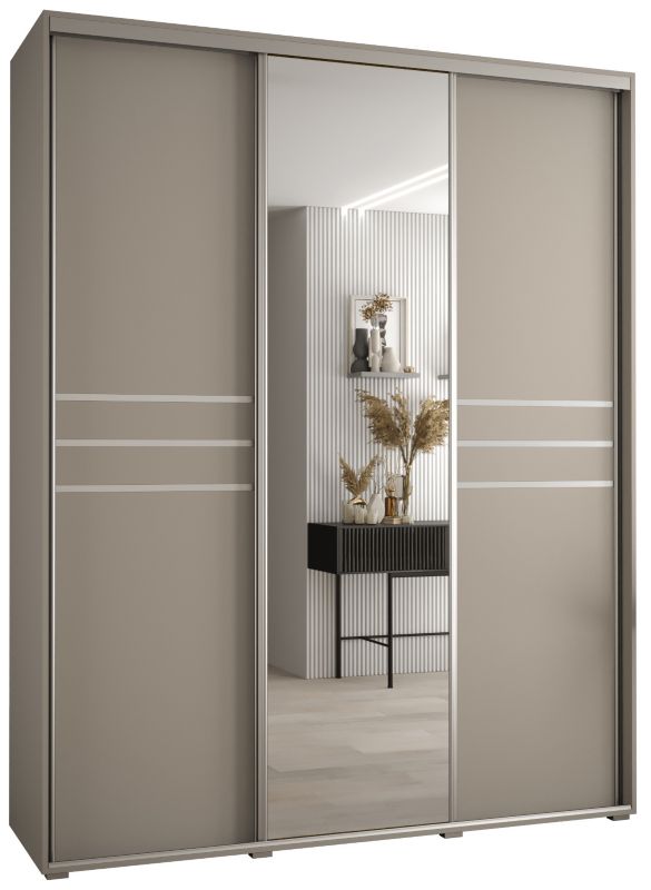 Szafa przesuwna Abiks 60 wysoka Dakota 11 200 kaszmir+kaszmir+sreb 1 szt