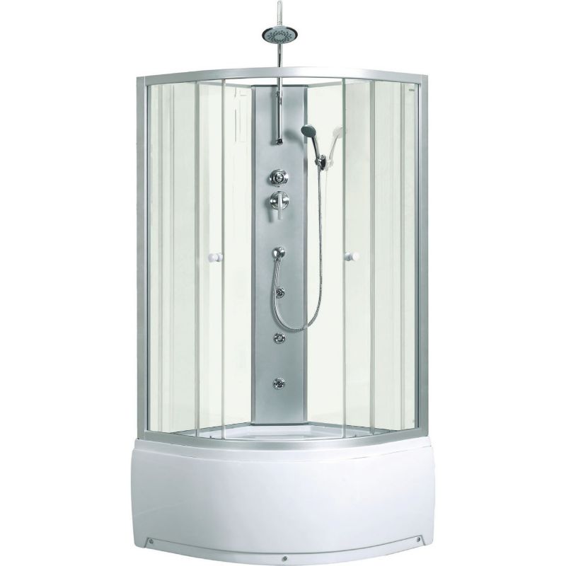 Kabina hydromasażowa z głębokim brodzikiem Kerra Karolina 90 biała 1 szt