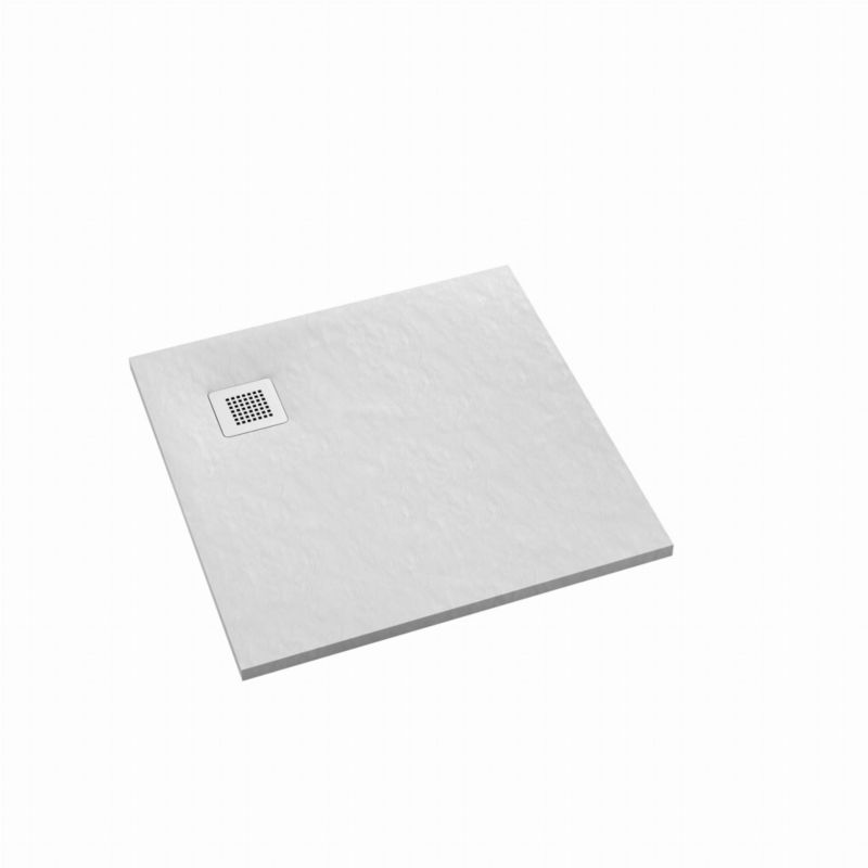 Brodzik akrylowy Schedpol Kalait White Stone kwadratowy biały kamień 90x90 cm 3.3101/B/ST-M2 1 szt.