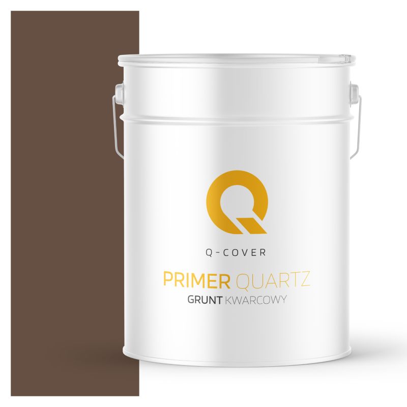 Grunt Kwarcowy pod Tynk Mozaikowy Q-Cover Brązowy ciemny M63 15KG
