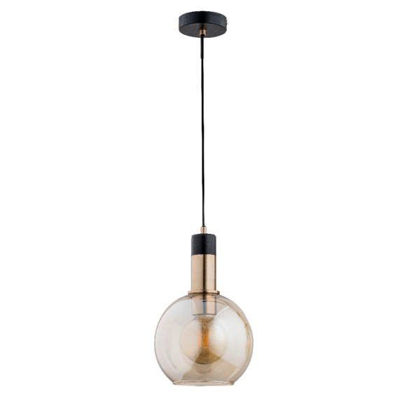 Lampa wisząca Alfa Maya 8283 czarna minimalistyczna 1xE27 x 15W 1 szt.