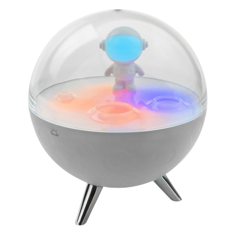 Lampka nocna LED RGB Księżyc Marys biała dla dzieci ciepła barwa 3000K 0.7W bezprzewodowa USB 129x129x148 mm