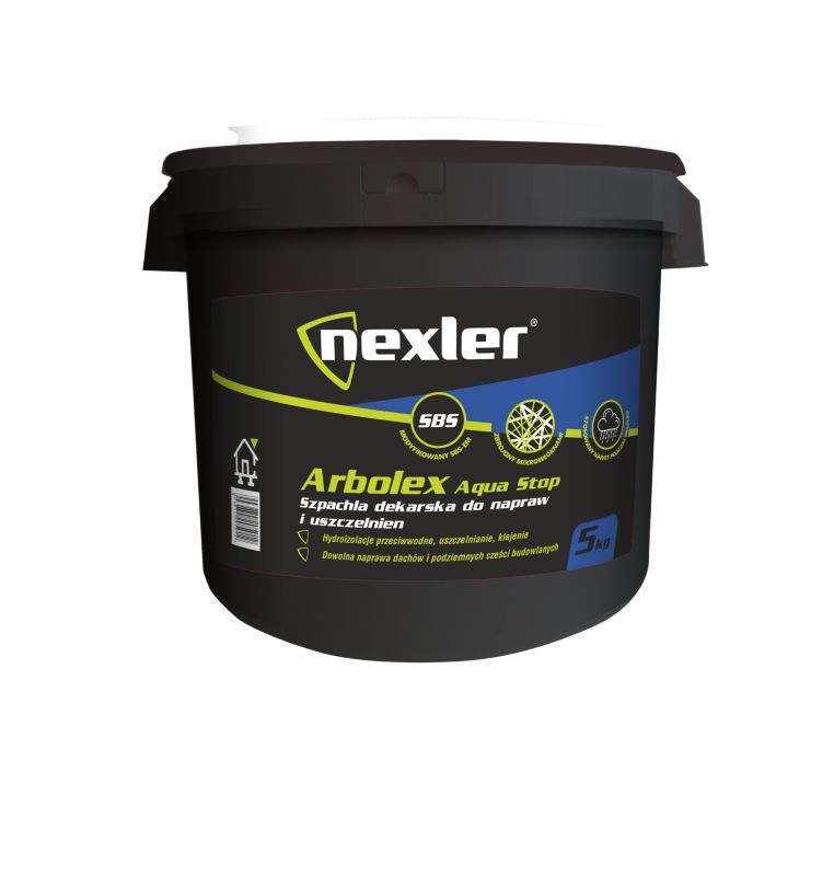 Szpachla dekarska do napraw Nexler Arbolex Aquastop 5 kg