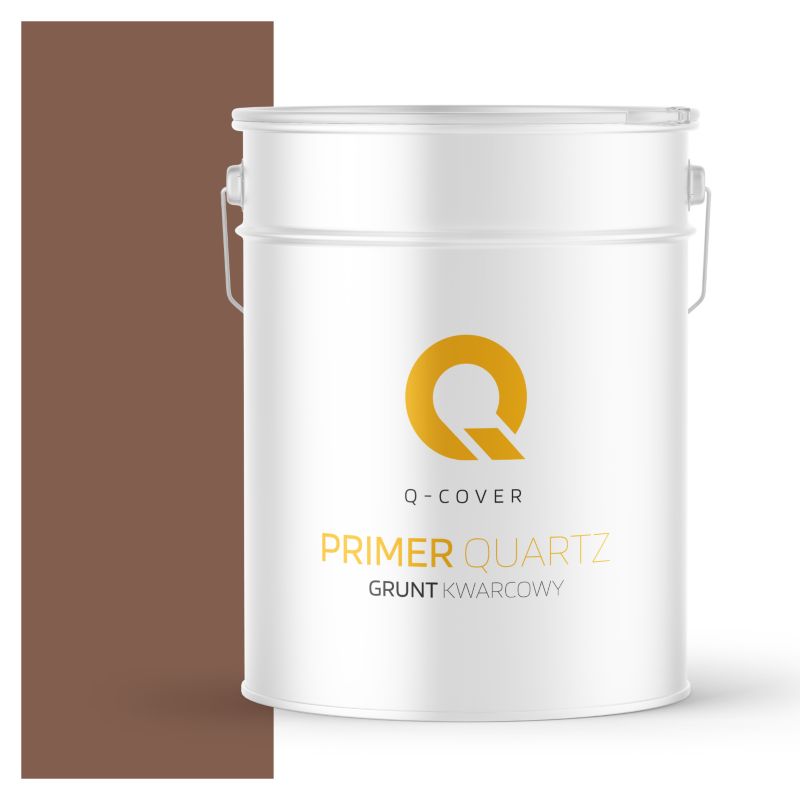 Grunt Kwarcowy pod Tynk Mozaikowy Q-Cover Brązowy ciemny M72 15KG