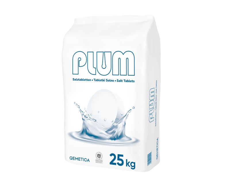 Sól tabletkowana do regeneracji Qemetica PLUM - 1000kg.