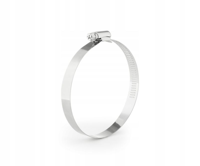 Opaska zaciskowa ślimakowa Polax "80-100" mm STAL NIERDZEWNA opak. 10 szt.