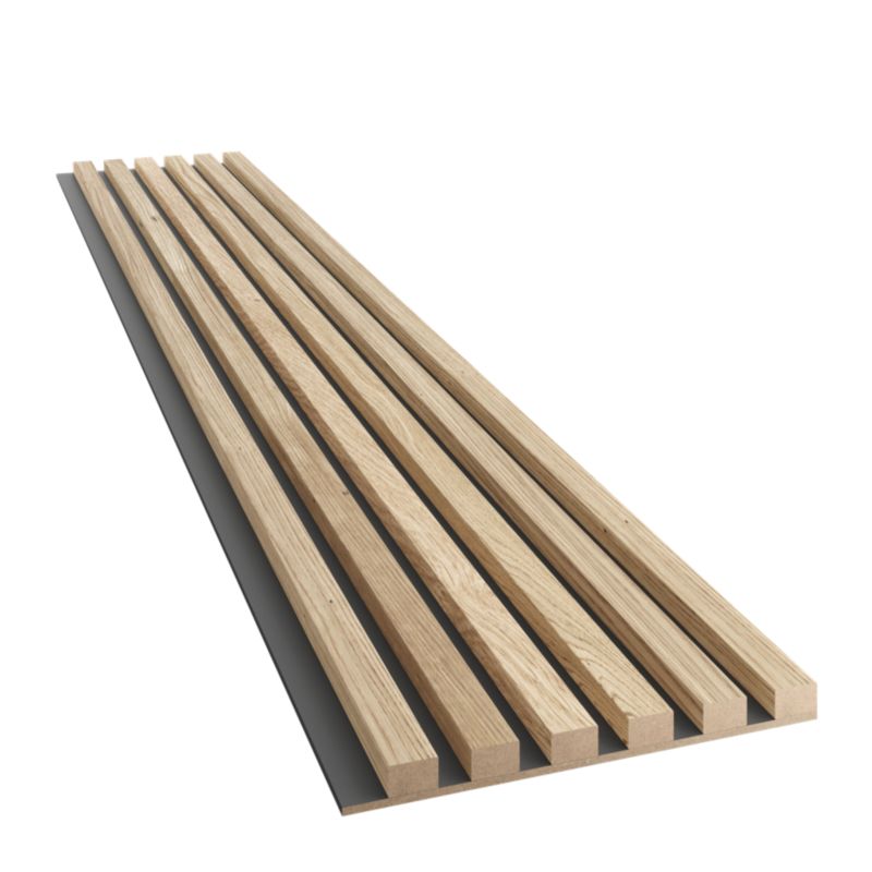 Lamele slim na płycie MDF LAMELE3D Fornir dębowy 1 szt