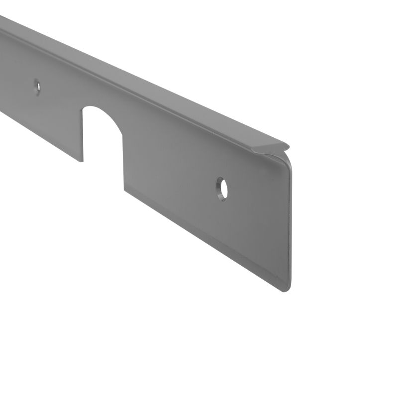 Listwa przyblatowa Cezar aluminiowa kątowa 38 mm 62 cm ciemnoszara