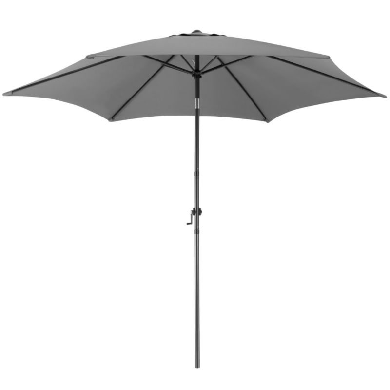 Parasol ogrodowy Bauerkraft składany regulowany 200 cm 50UV grafitowy 1 szt.