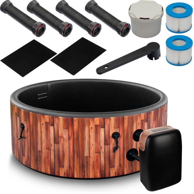 Spa ogrodowe dmuchane basen Coil z hydromasażem ogrodowy 6 osób 1 szt