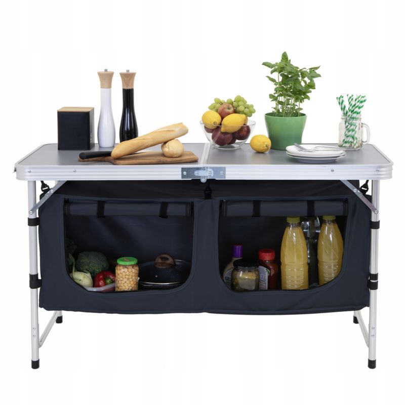 Kuchnia turystyczna JUMI szafka stół składany ogrodowy walizka kempingowy stolik 1 szt.