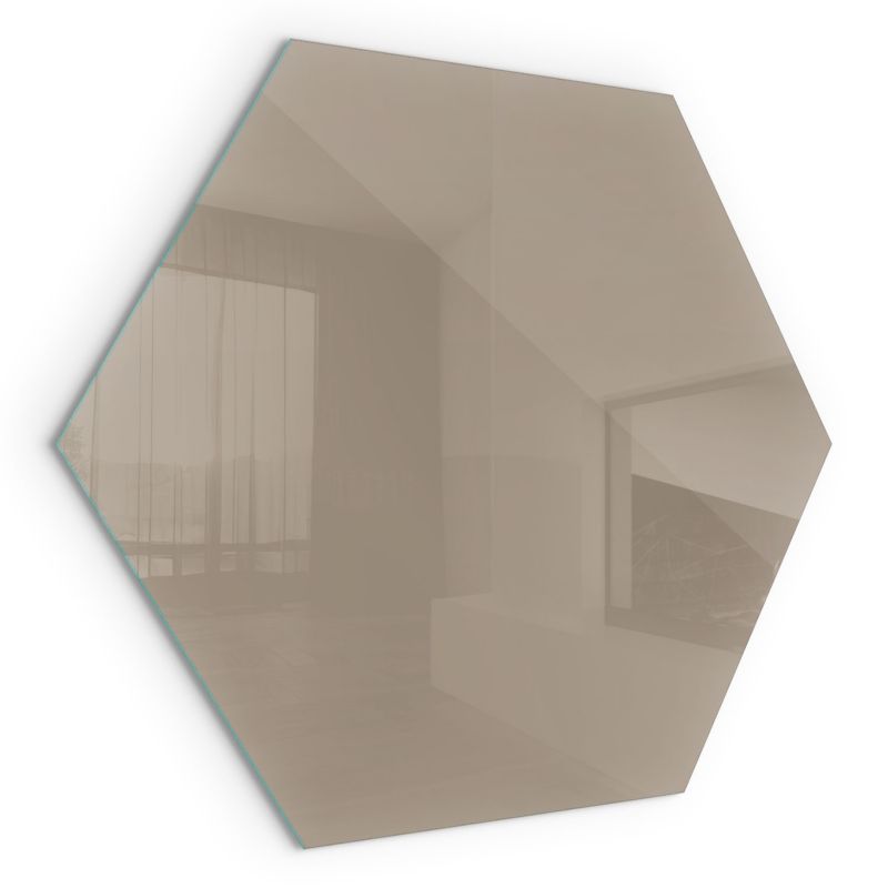 Szyba Ochronna Hartowana Wallfluent h40 cm Podkład Szklany pod Kominek Kolor Brązowy 1 szt.