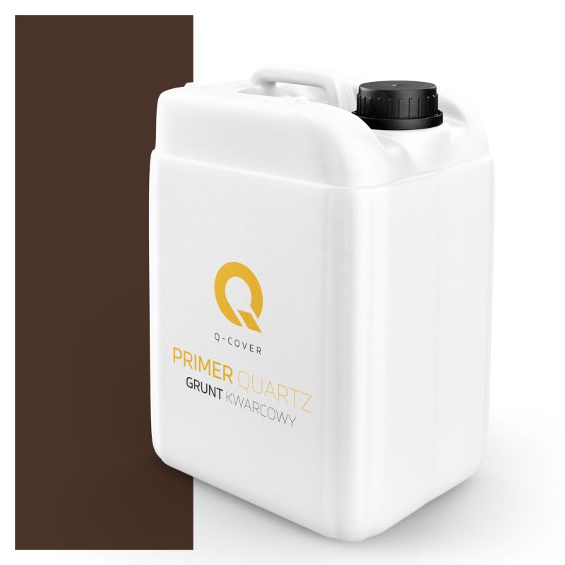 Grunt Kwarcowy pod Tynk Mozaikowy Q-Cover Brązowy ciemny M95 7.5KG
