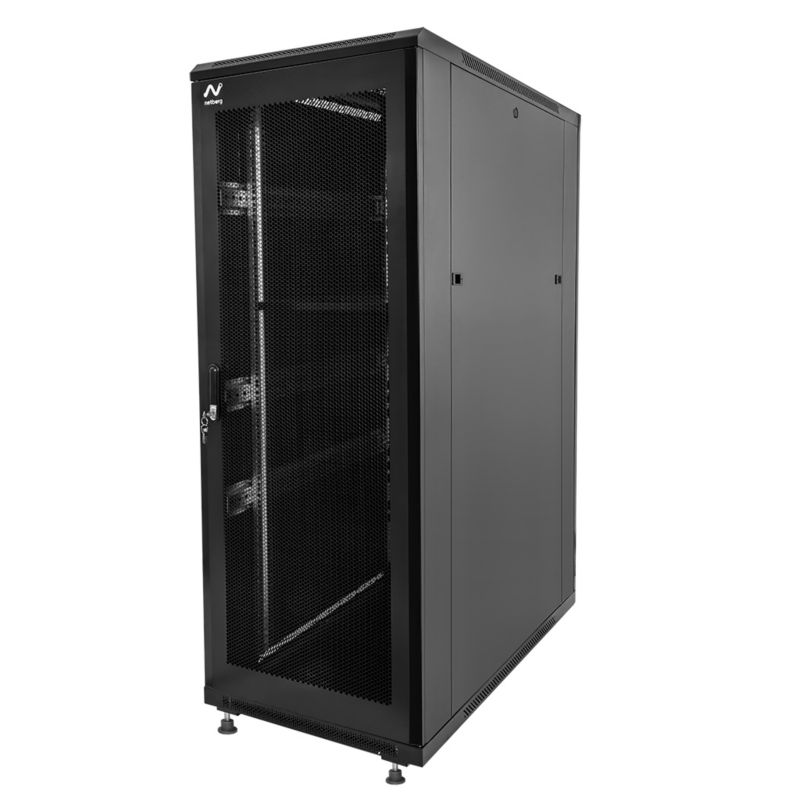 Szafa Netberg Rack NETBERG 19" 32U 600x1000mm serwerowa na elektronikę stojąca drzwi perforowane czarna 1szt.