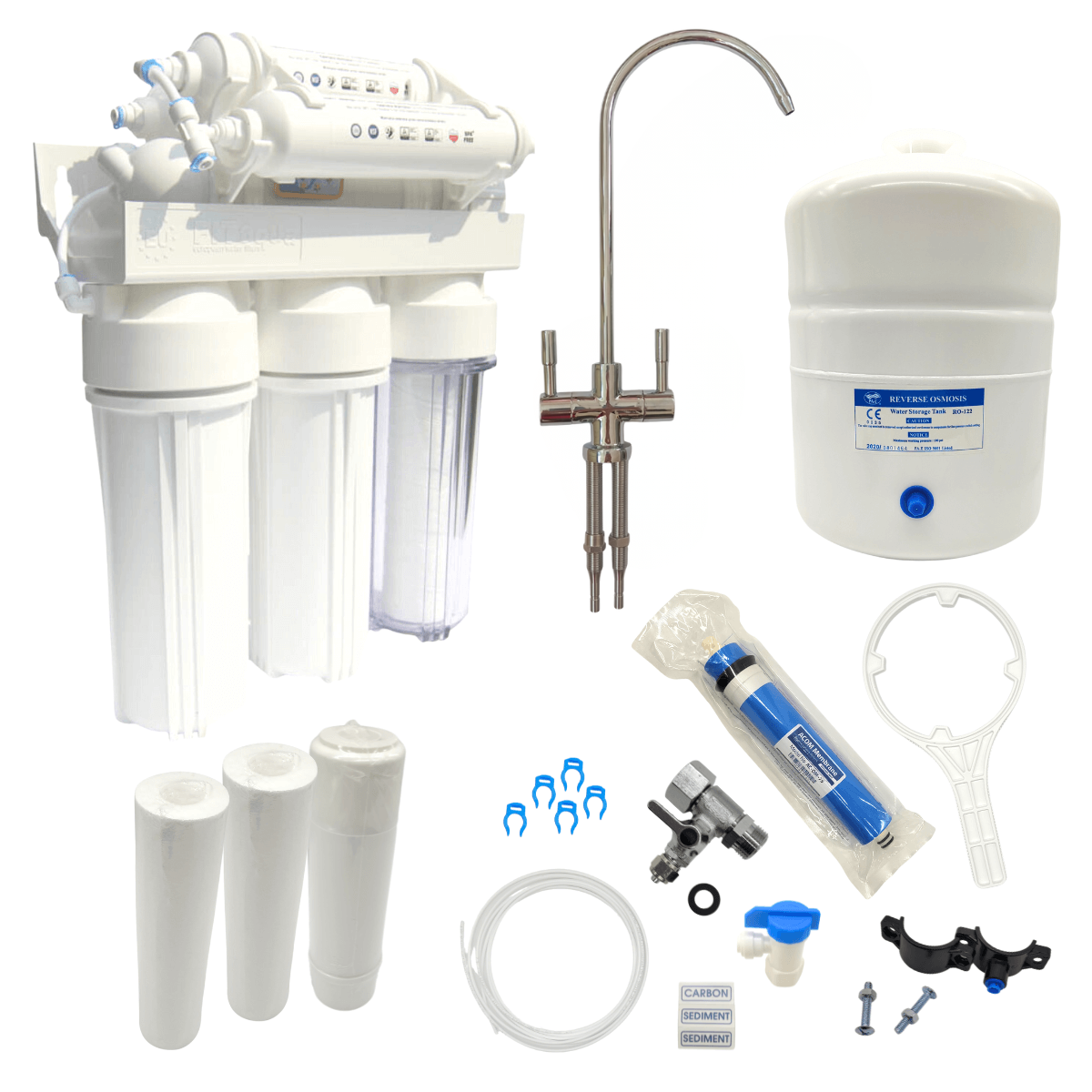 Kuna Filter RO-7, odwrócona osmoza, filtr do wody. Ekonomiczny filtr osmotyczny z mineralizatorem.