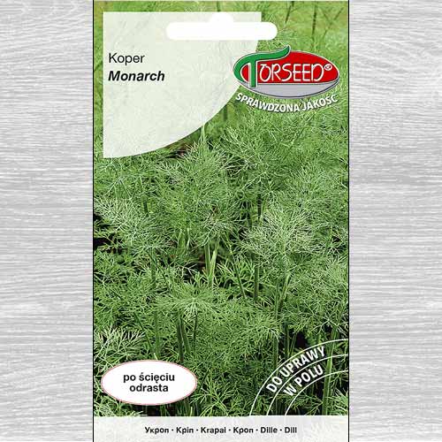 1 szt, Koper Monarch - Nasiona: Ilość w opakowaniu: 5 g