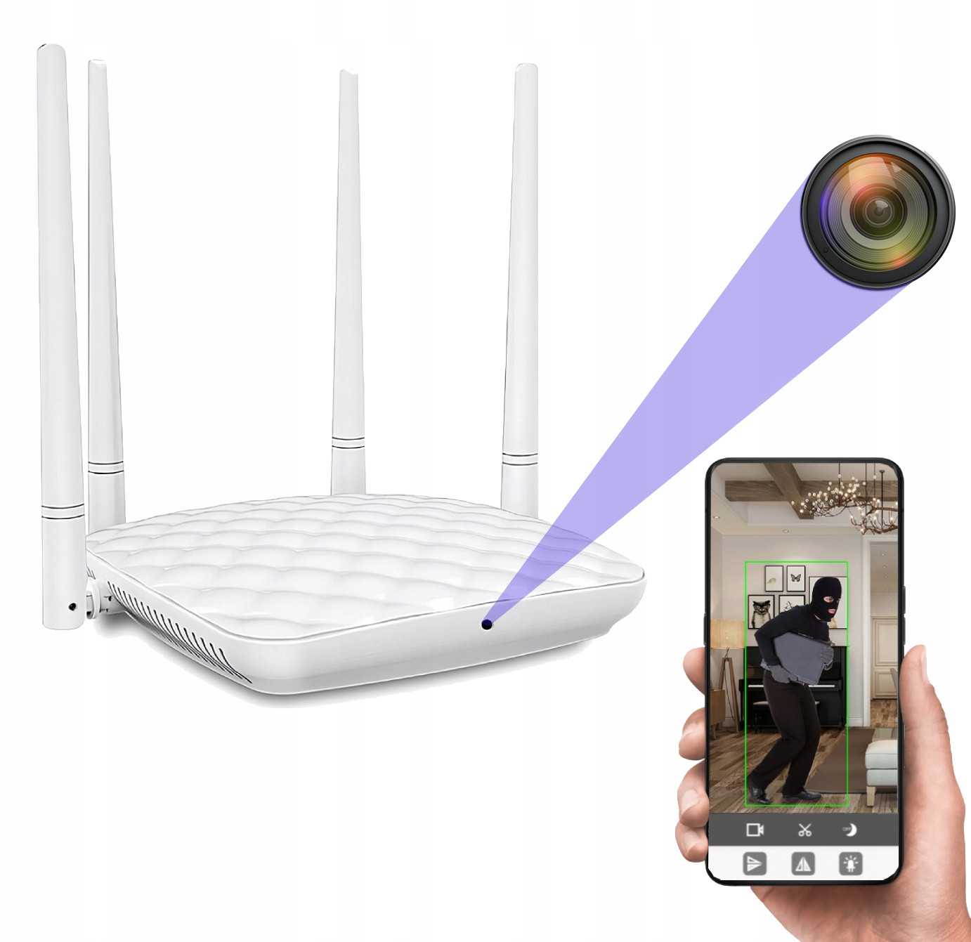 Ukryta kamera WiFI w routerze MKLY71