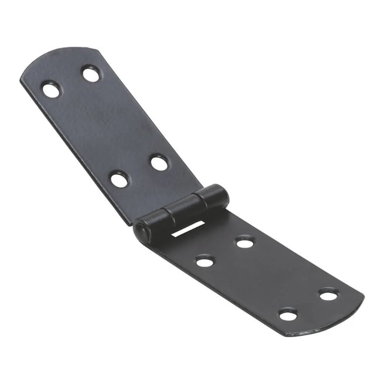 Zawias skrzyniowy zaokrąglony 135x35 mm czarny