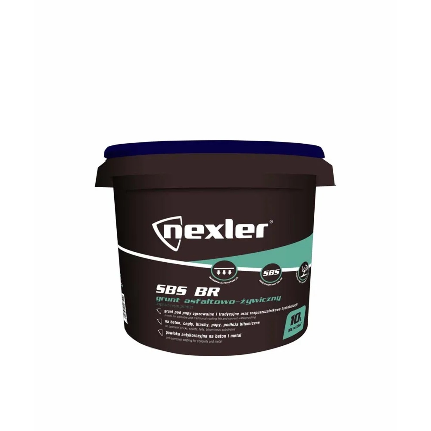 Grunt Nexler SBS BR asfaltowo-zywiczny 10 l