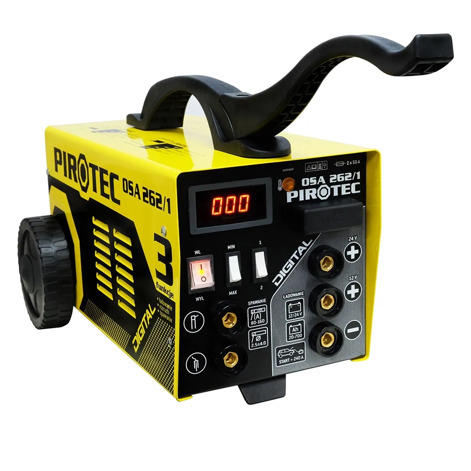 Pirotec Spawarka MMA + prostownik Osa 262/1