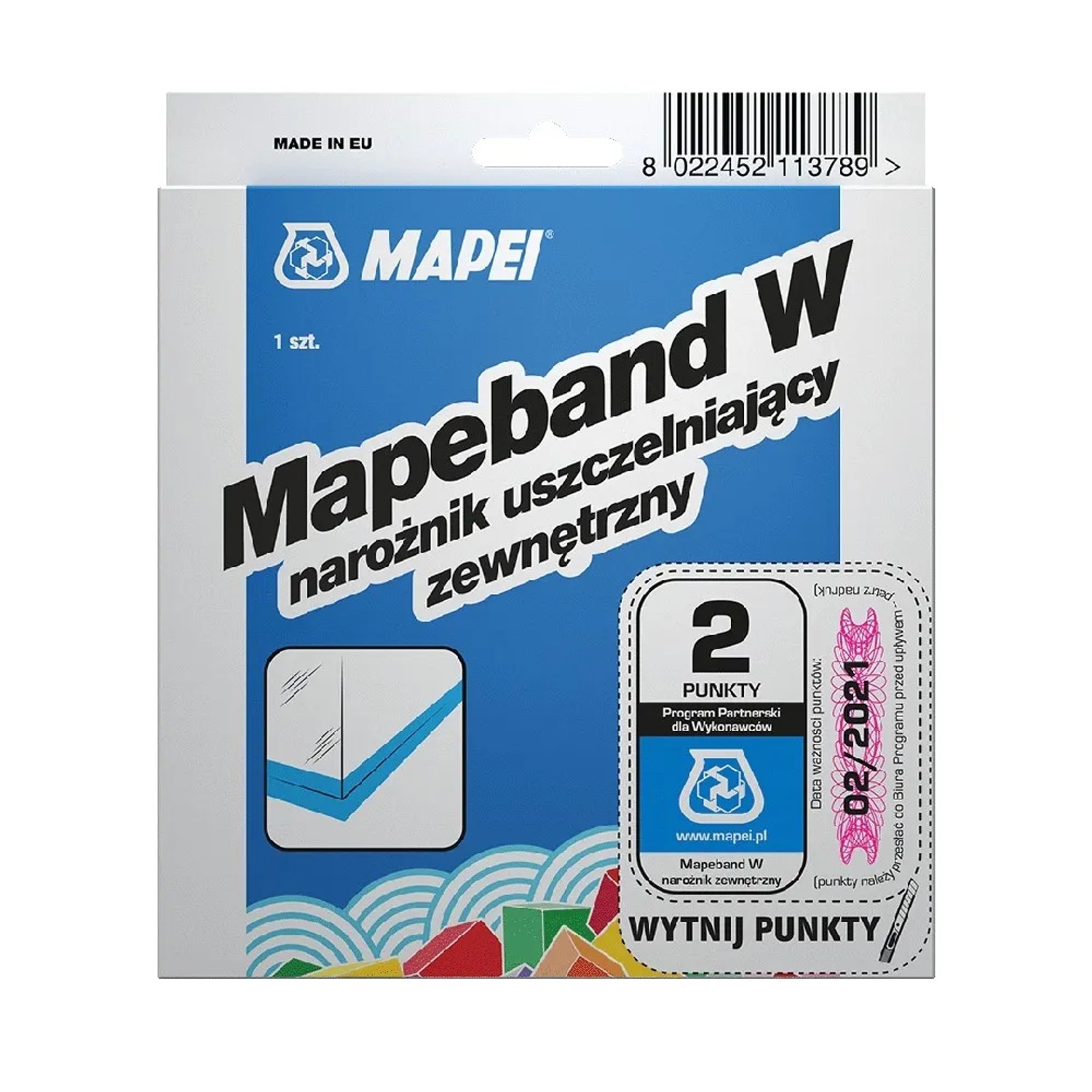 Mapei Narożnik uszczelniający zewnętrzny Mapeband W