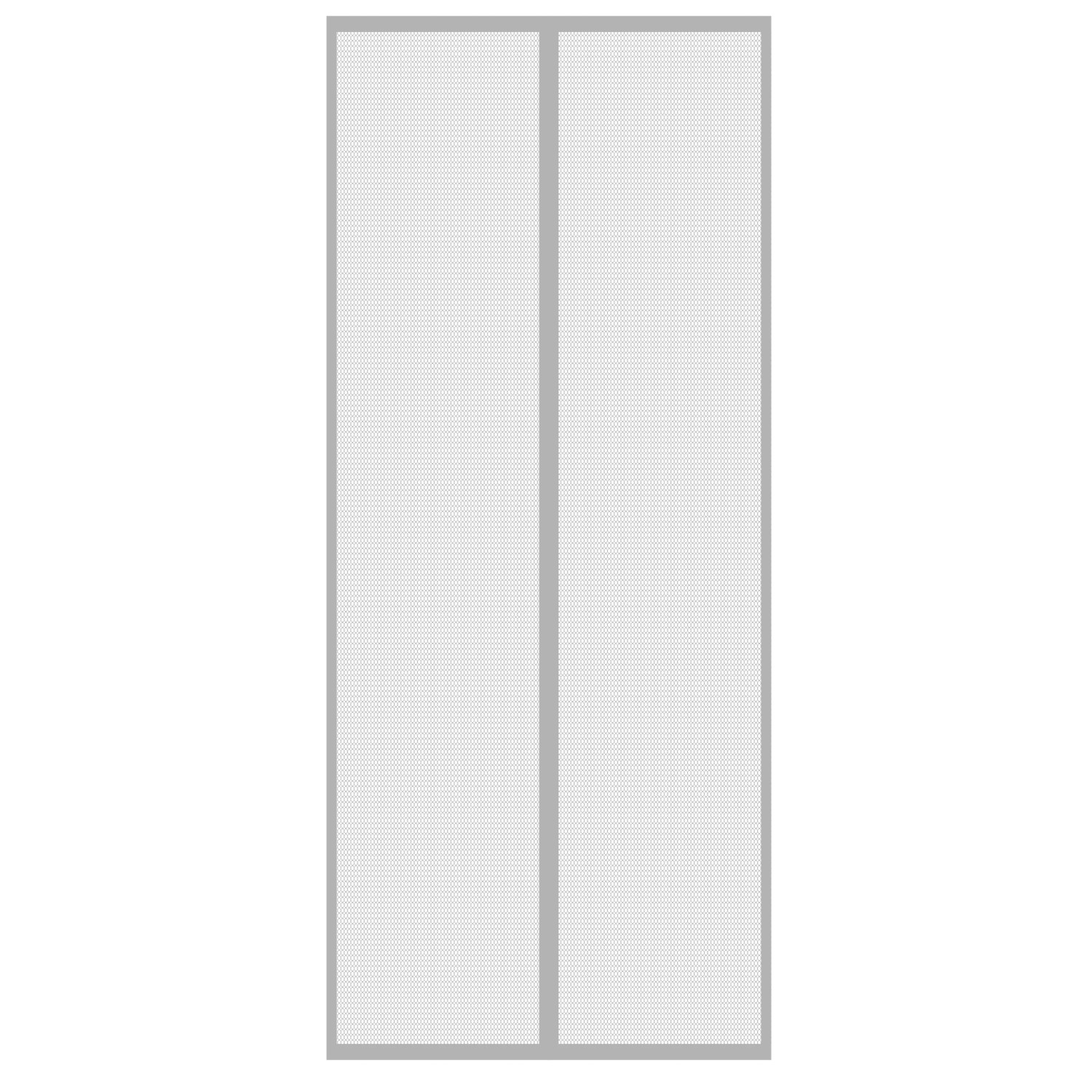 Gockowiak Moskitiera drzwiowa magnetyczna szara 220 cm x 100 cm