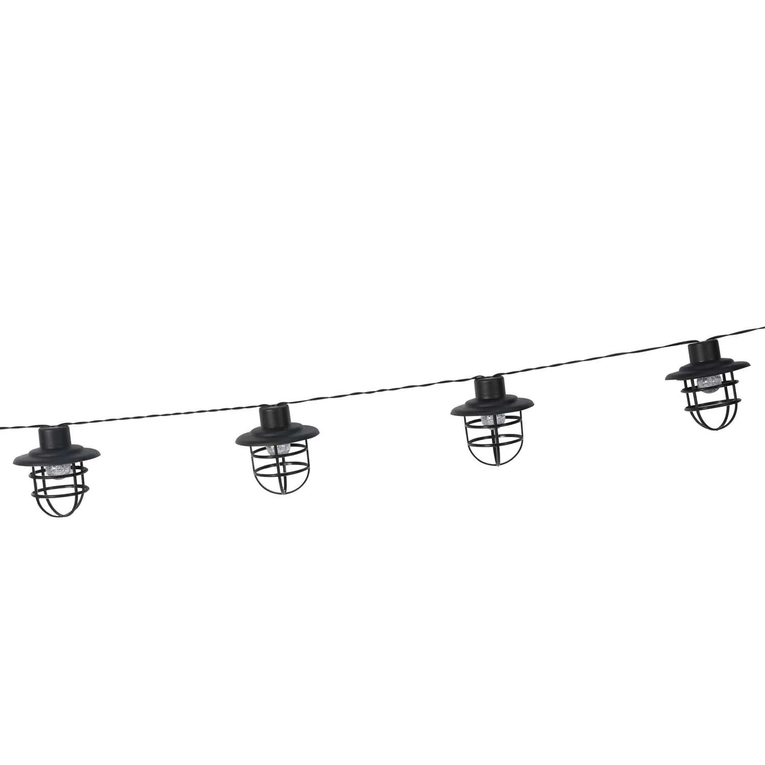 4iQ Girlanda solarna GAJA 10xLED dł. 200 cm czarna