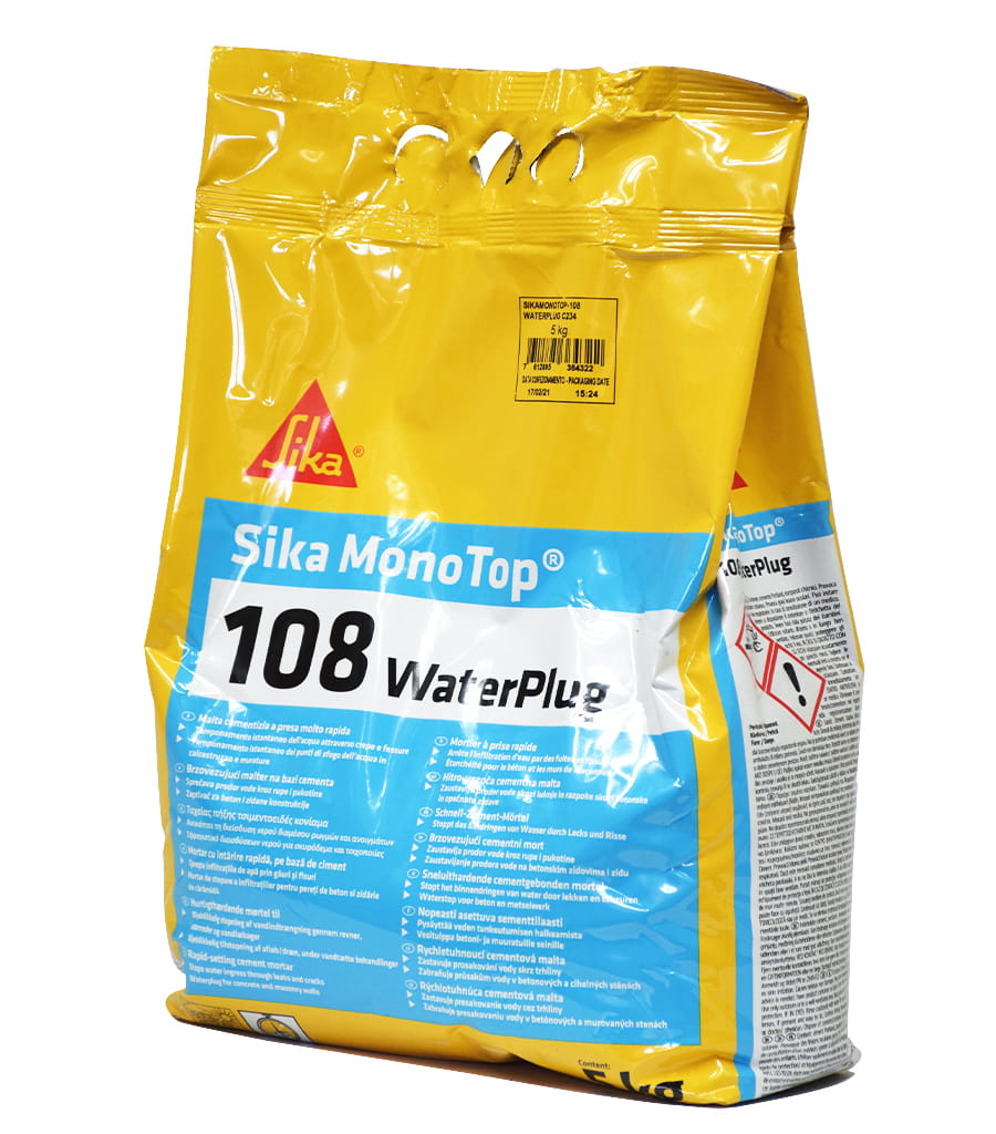 ZAPRAWA TAMPONAŻOWA SIKA MONOTOP 108 WATERPLUG 5KG
