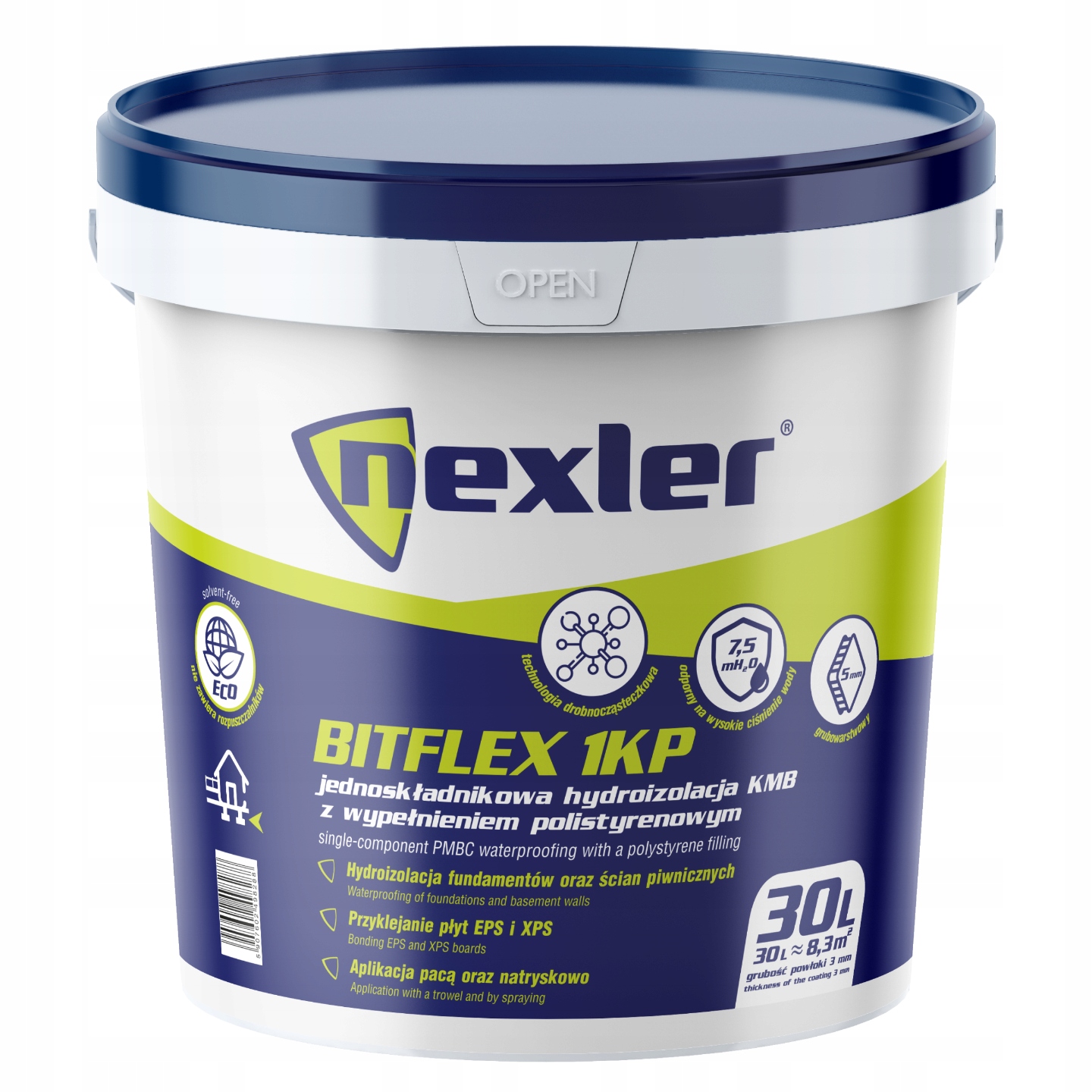 IZOHAN NEXLER BITFLEX 1KP 20KG (30L )HYDROIZOLACJA JEDNOSKŁADNIKOWA