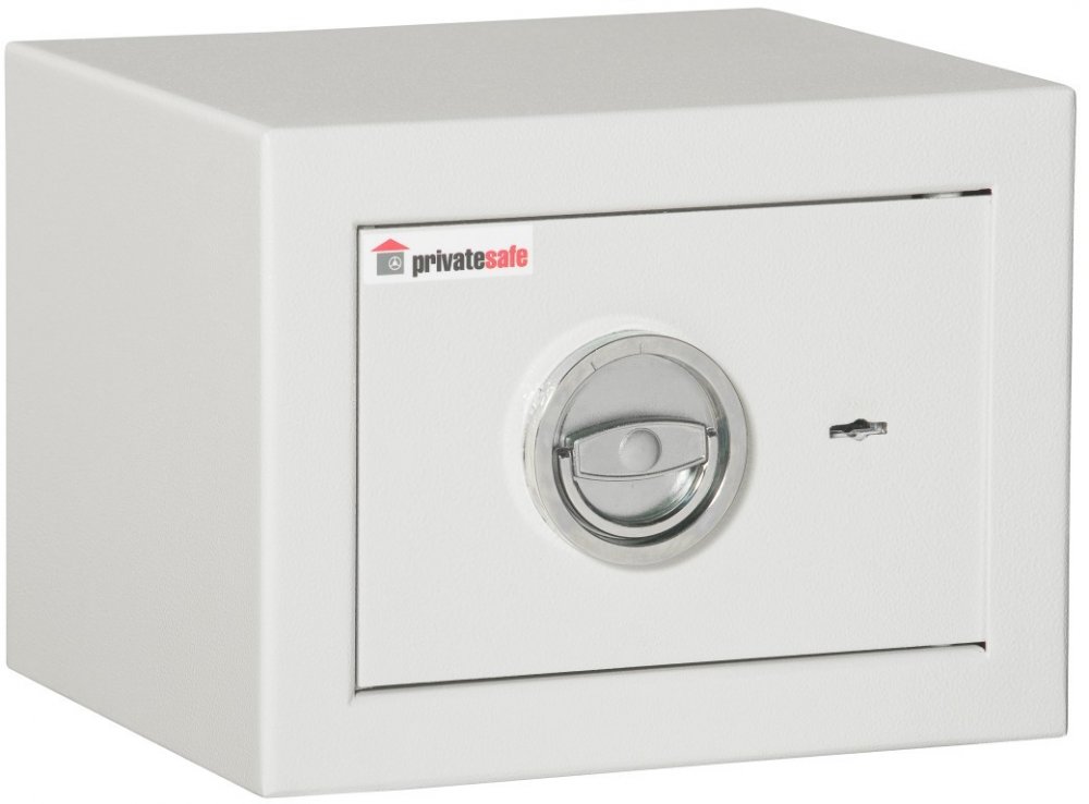 Sejf meblowo-gabinetowy Metalkas, 265x350x300mm, biały