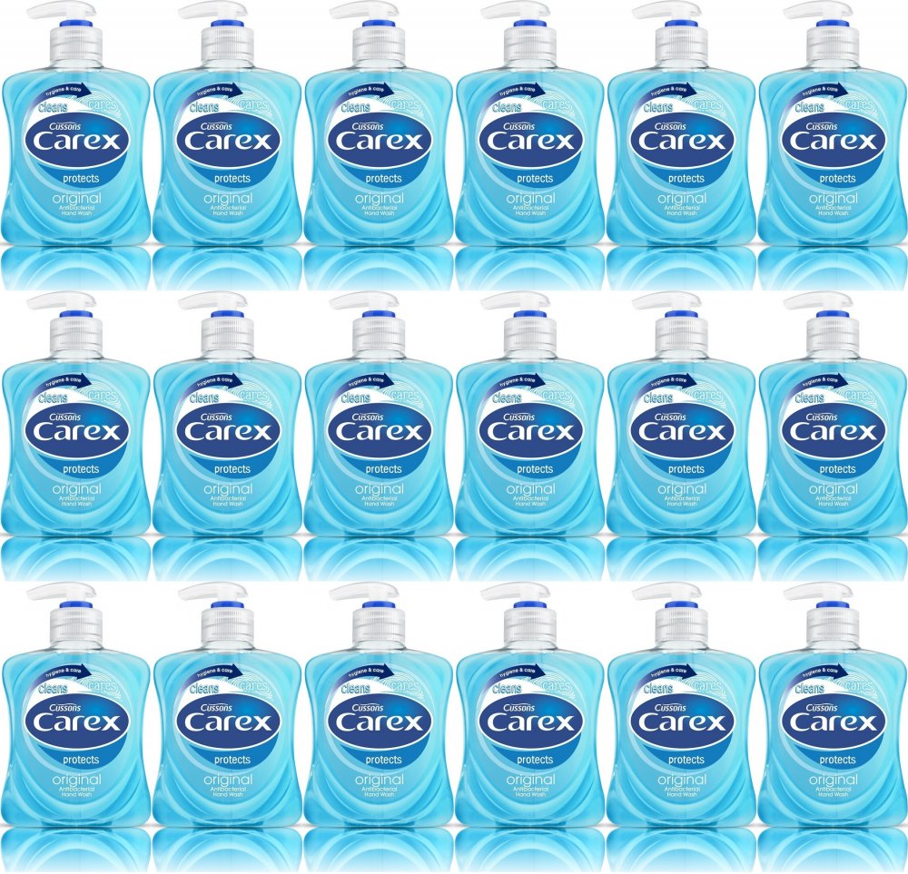 18x Mydło w płynie Carex Original, 250ml