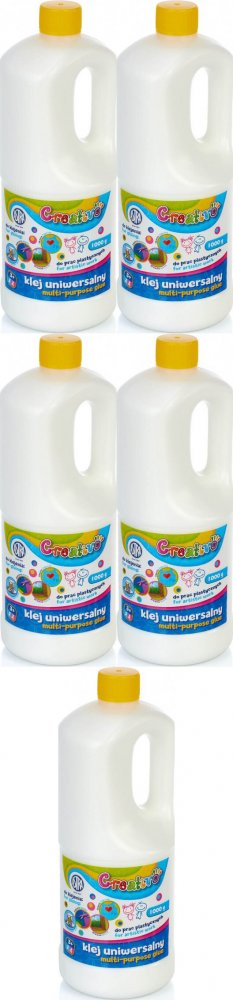 5x Klej uniwersalny w płynie Astra Creativo, 1000ml
