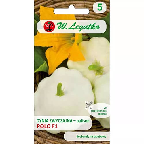 1 pac, Dovlecel patison Polo F1 - Semințe: Mod de ambalare: 2 g