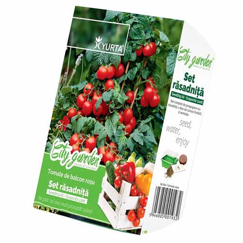 1 pac, Set răsadniță mică și Roșie de balcon - Roșie - Semințe: Mod de ambalare: 1 pac