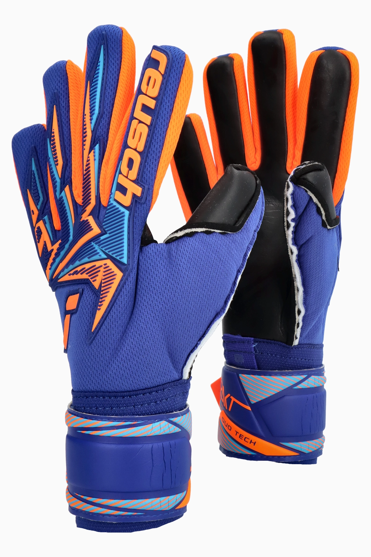 Rękawice Reusch Attrakt Freegel Duo NC - Niebieski