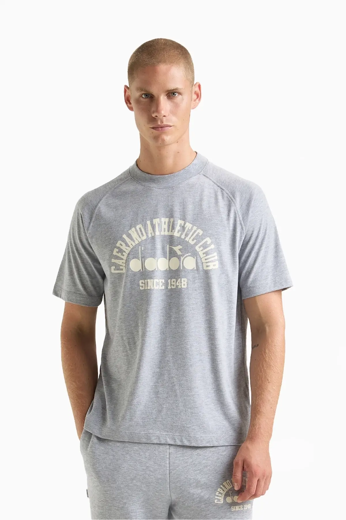 Koszulka Diadora Athletic Club - Szary