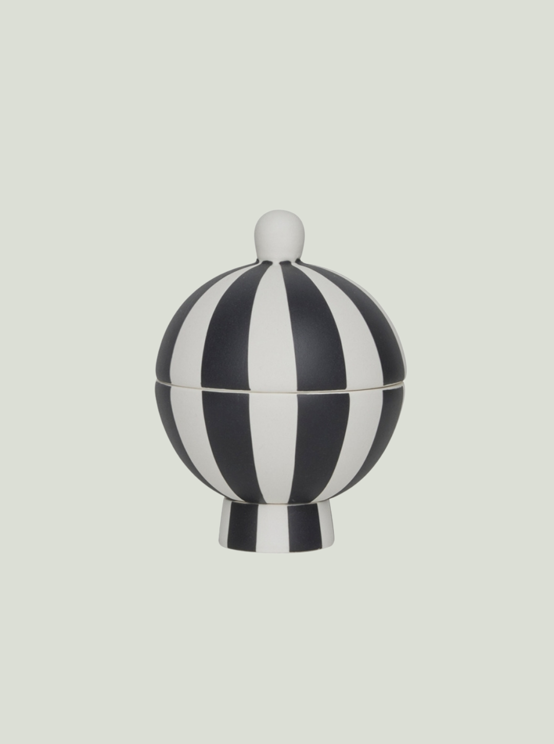 Miska Toppu Bonbonniere Black and White OYOY Living