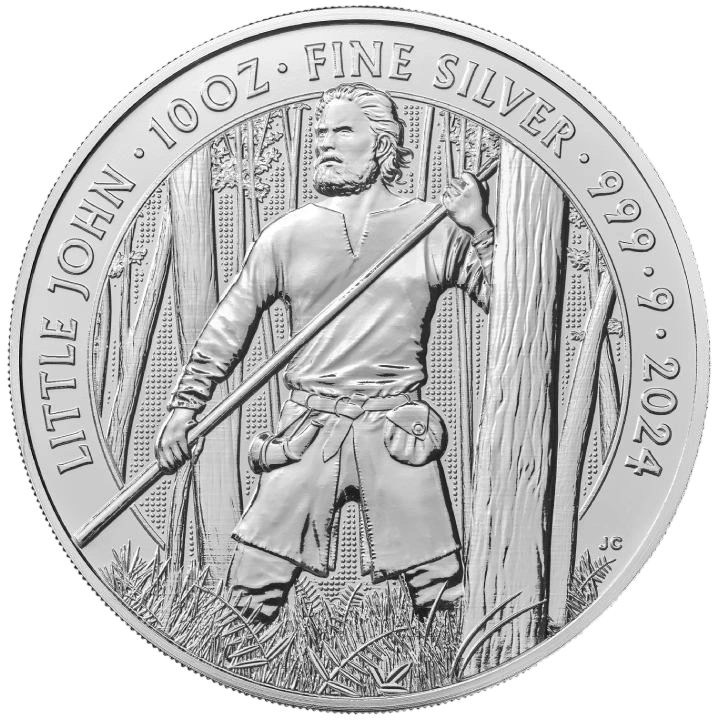 Srebrna moneta Mity i Legendy: Little John 10 uncji - wysyłka 24 h! - Mennica Skarbowa